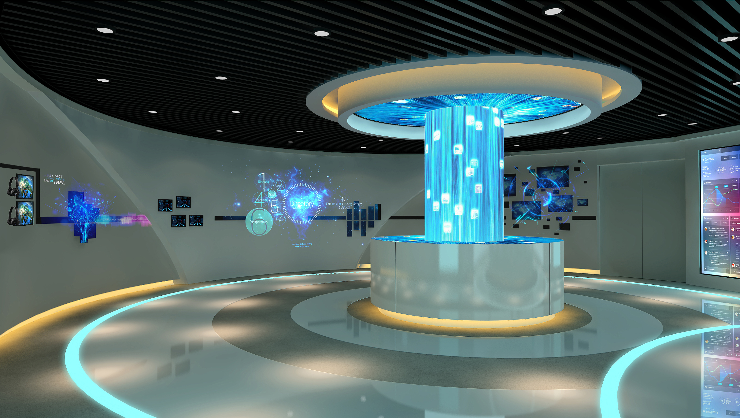 數(shù)字展廳的特色——多媒體互動(dòng)